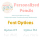 Personalized Pencils - Back to School - Ticonderoga - Pastel - 12pack