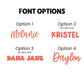 Font Options