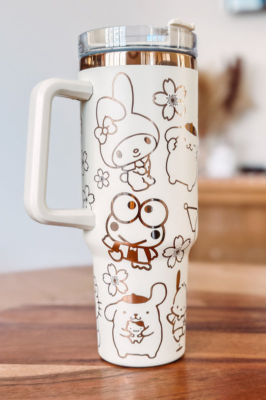 40oz Copper Sanrio - Hello Kitty - Kuromi -  Engrave