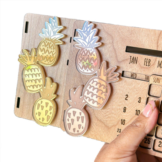 Pineapple Trio Perpetual Calendar