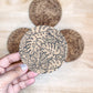 Coasters 4pk - Cork - Monstera