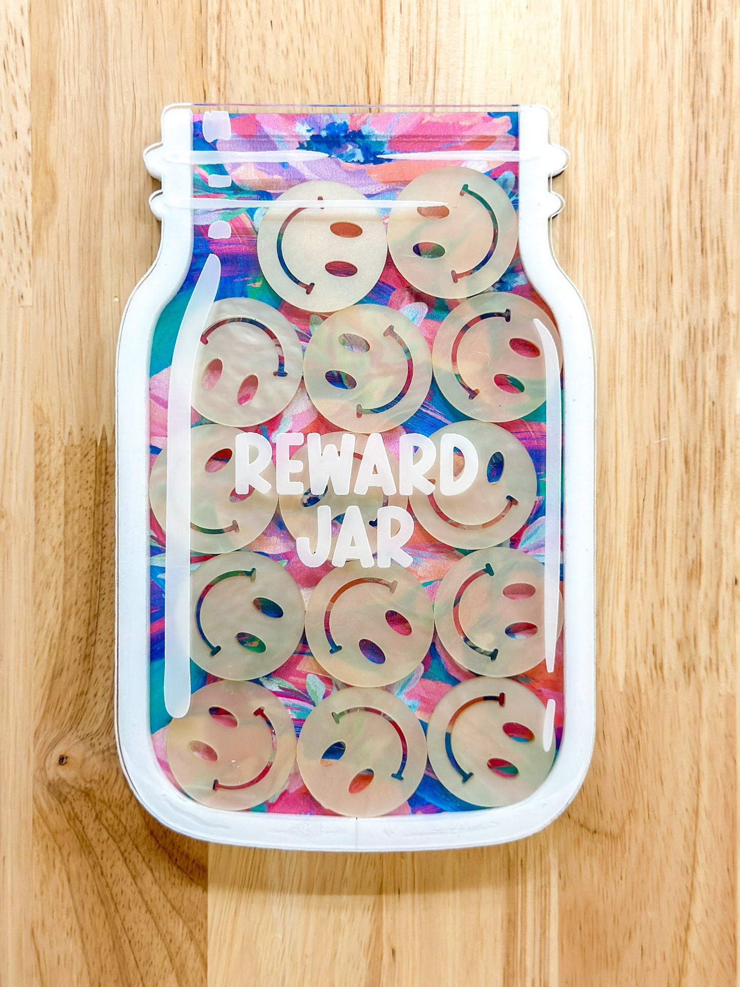 Reward Jar - floral print