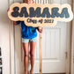 Double Layer Wooden Graduation Sign with Handle