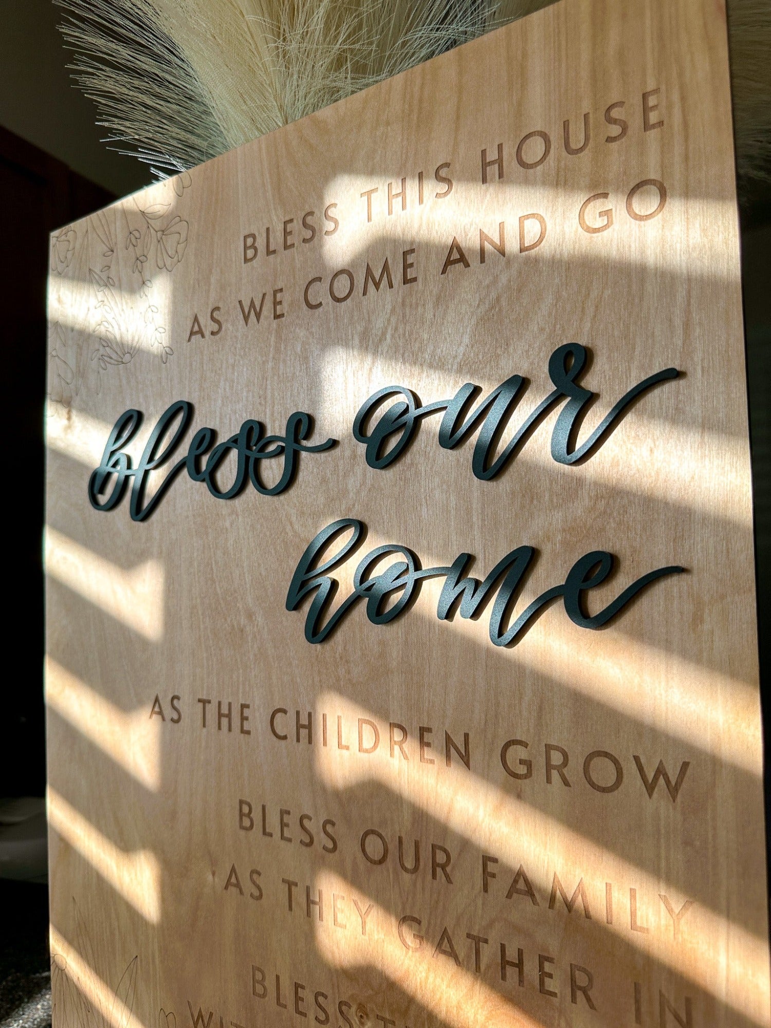 Custom Family Home Decor Sign