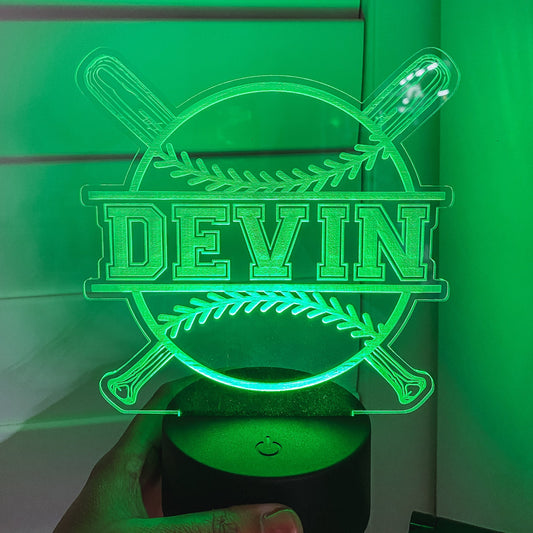 LED Nightlight - baseball