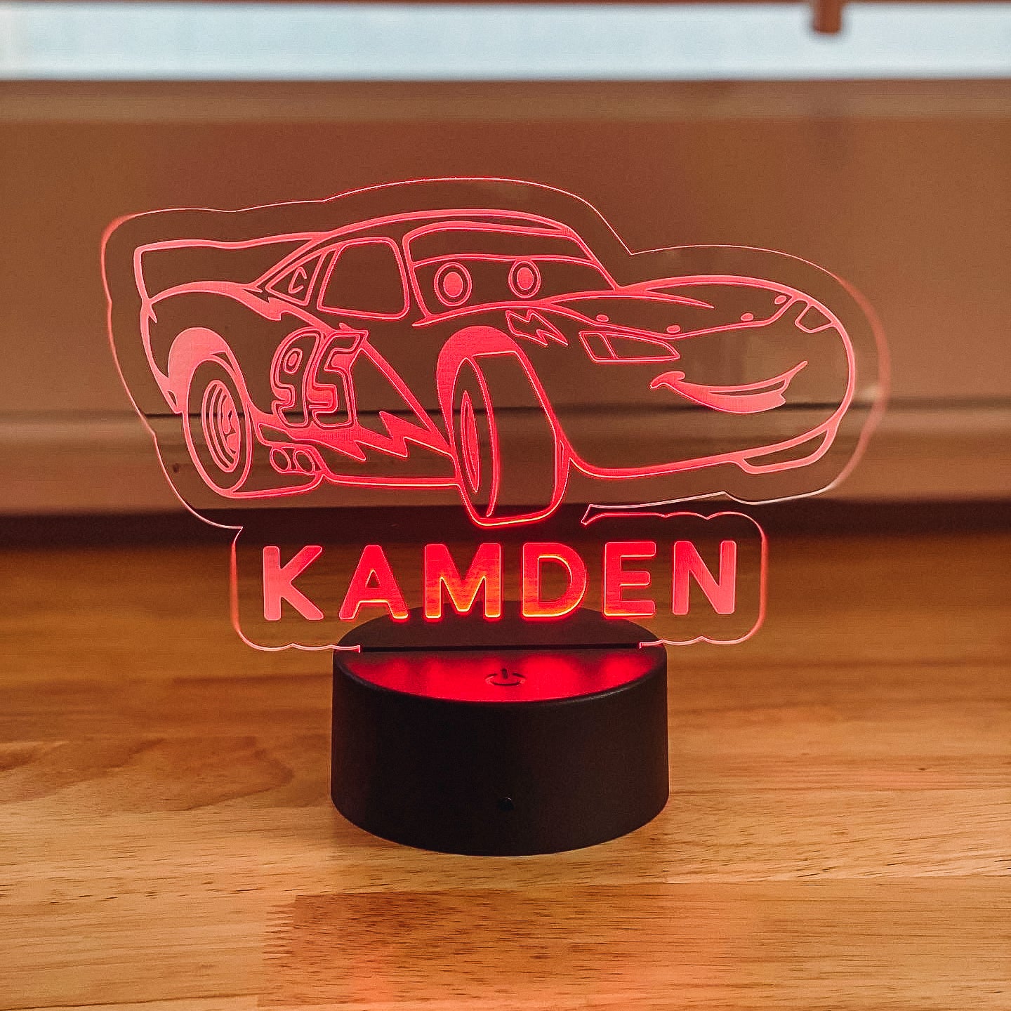 LED Nightlight - lightning mcqueen