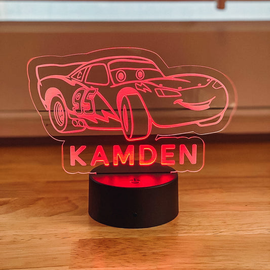 LED Nightlight - lightning mcqueen