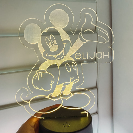 LED Nightlight - Minnie & Mickey (DIFFERENT DESIGNS AVAILABLE)