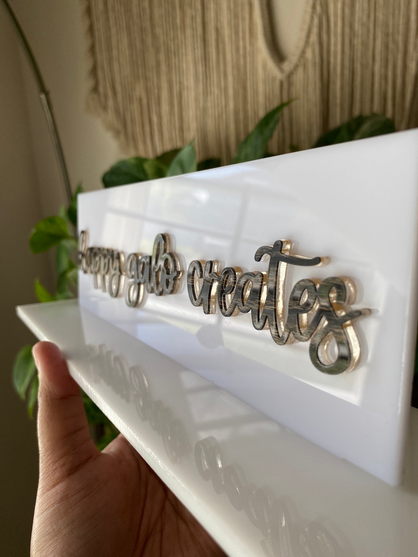 Custom Name Plate - Desk Plate - Teacher Gifts