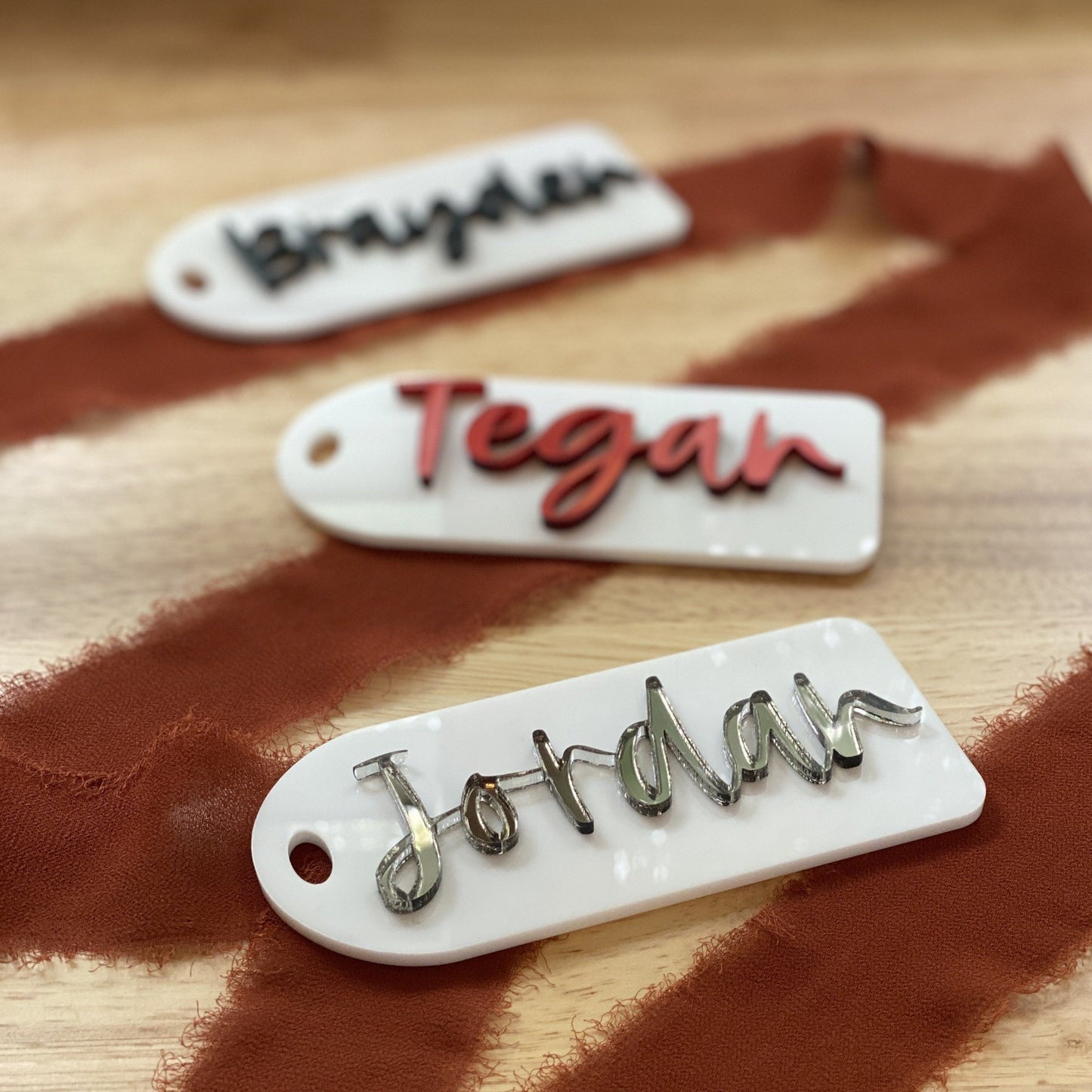 White Stocking Tags | Bag Tags | Gift Tags